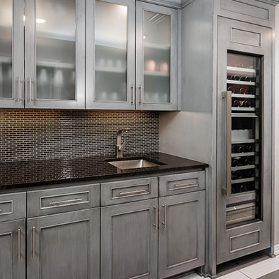 wine cooler remodel