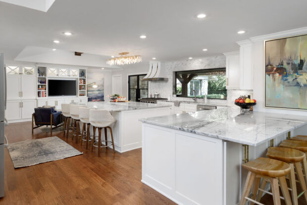 custom marble countertop kitchens